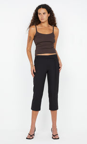 Kody Rib Tank in Dark Choc by Bec + Bridge