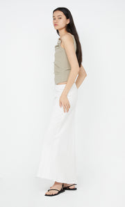 Leila Asym Tank in Taupe by Bec + Bridge