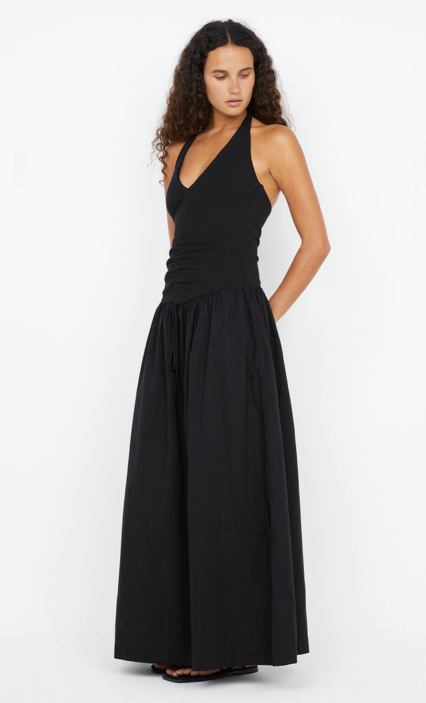 Leila Halter Neck Dress in Black by Bec + Bridge