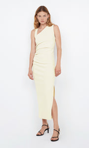 LETTY MIDI DRESS - LEMON