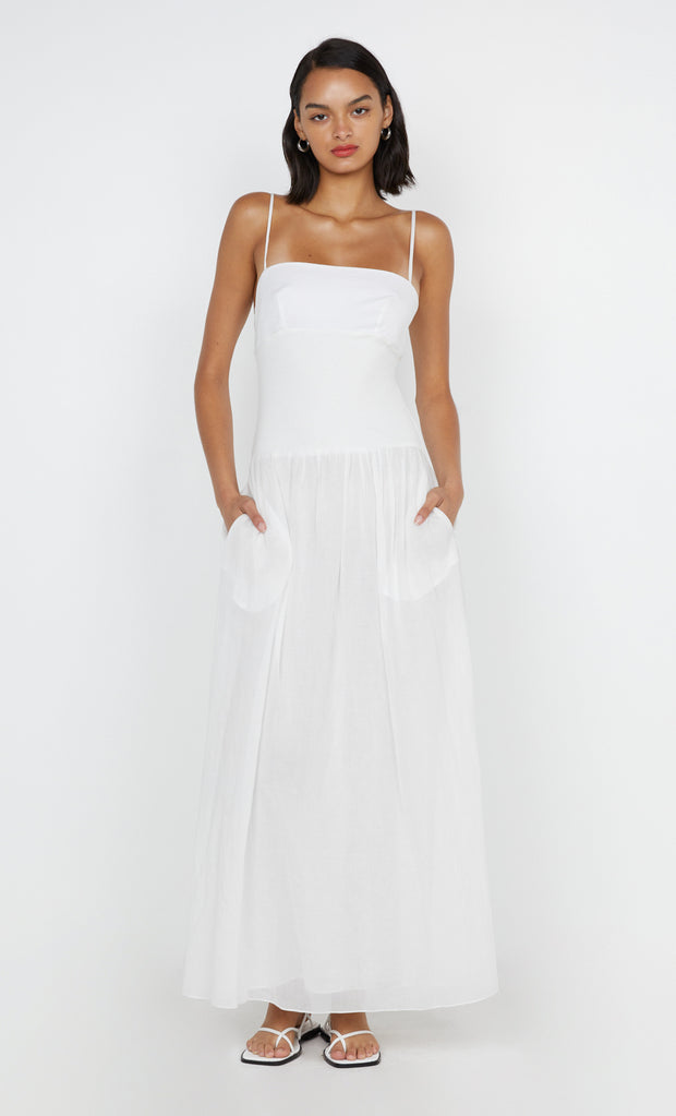 Lina Maxi Dress in White by Bec + Bridge