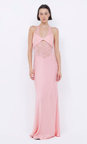 Liv Halter Maxi Dress in Pink Sherbet by Bec v+ Bridge