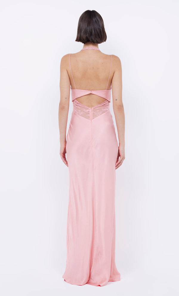 Liv Halter Maxi Dress in Pink Sherbet by Bec v+ Bridge