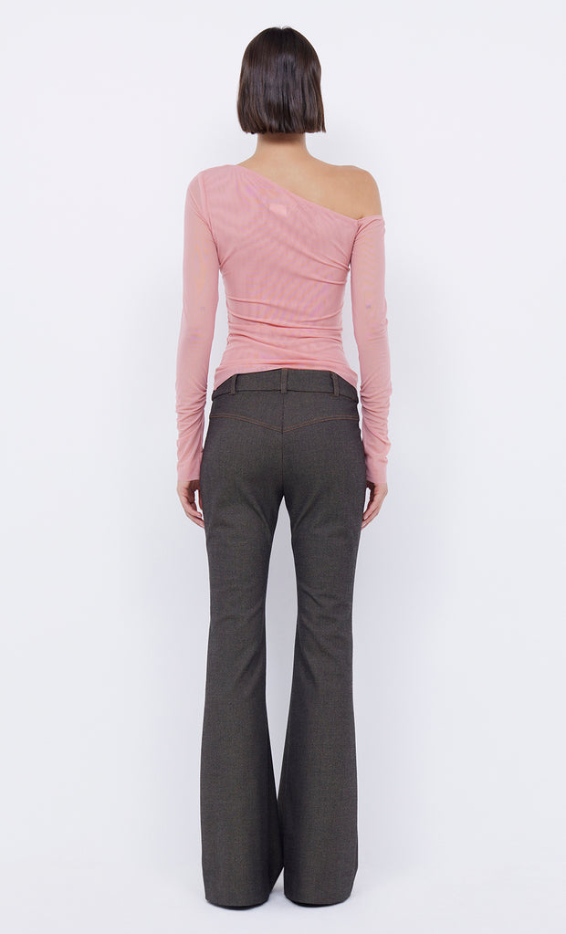 Liv Long Sleeve Top in pink sherbet by Bec + Bridge