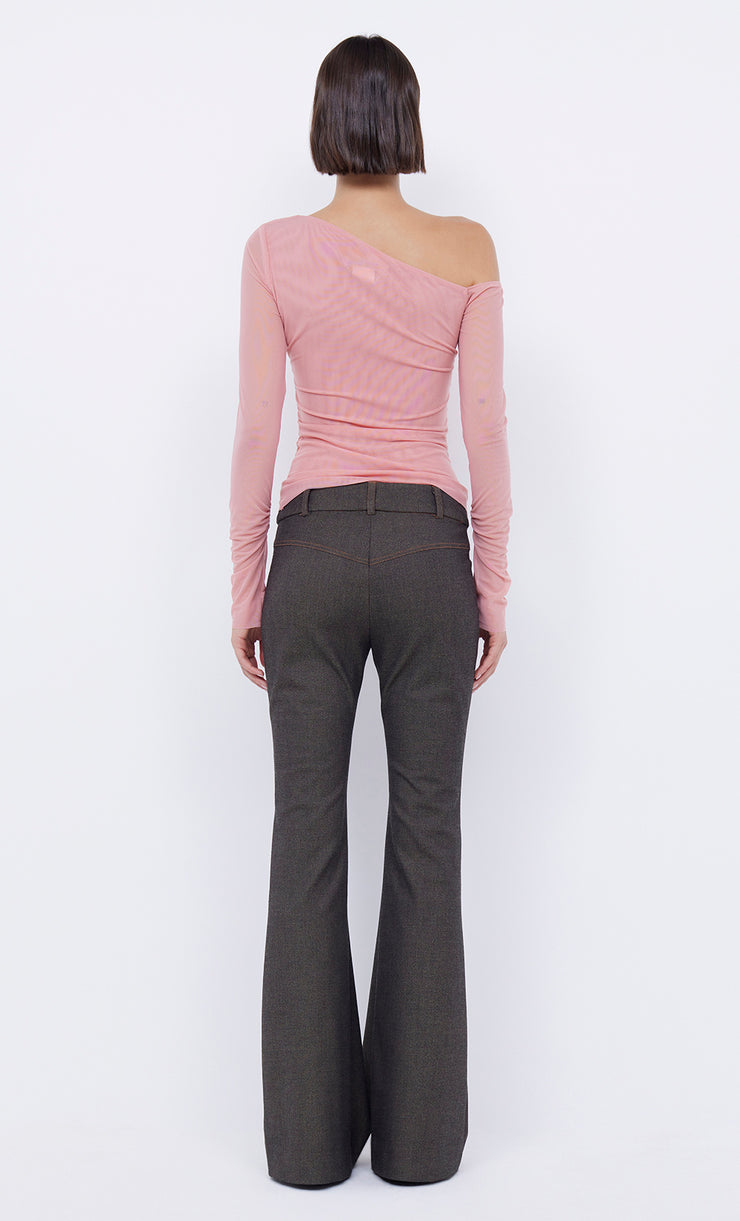 Liv Long Sleeve Top in pink sherbet by Bec + Bridge