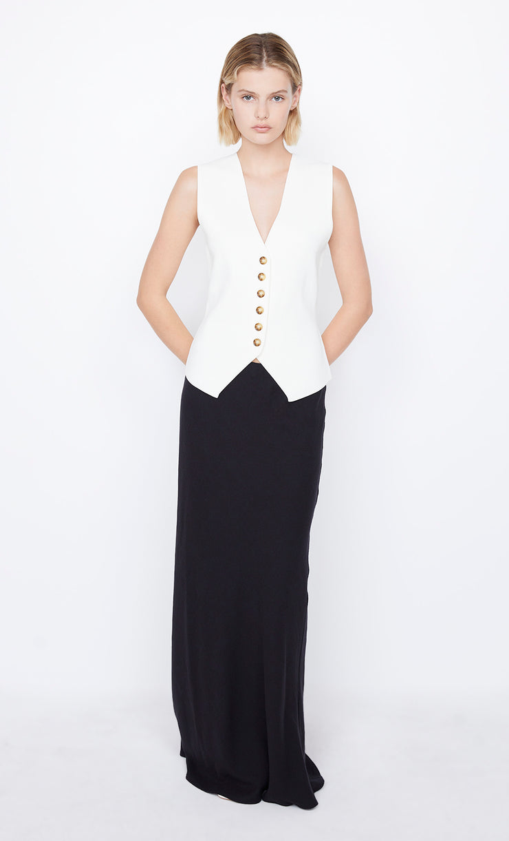 LORAH KNIT VEST - IVORY