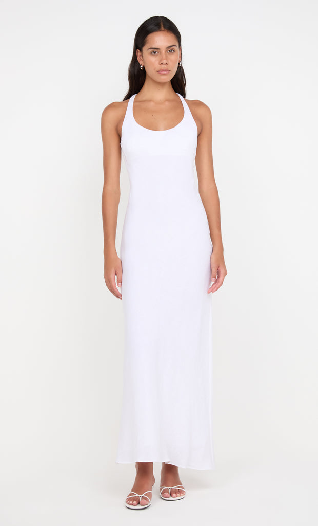 LUCA CROSSOVER DRESS - WHITE