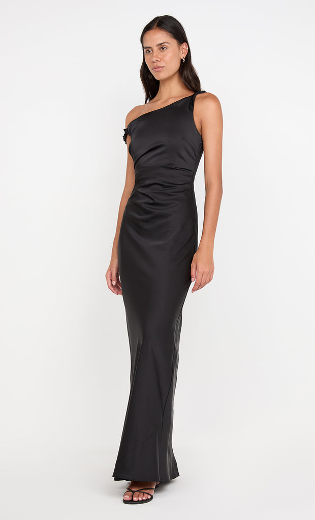 Lunetta Twist Strap Dress in Black by Bec + Bridge Bridesmaid