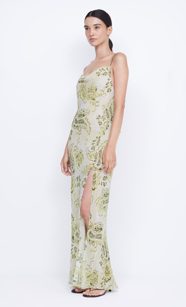 Lylou Maxi Dress in Lemon Paisley by Bec + Bridge