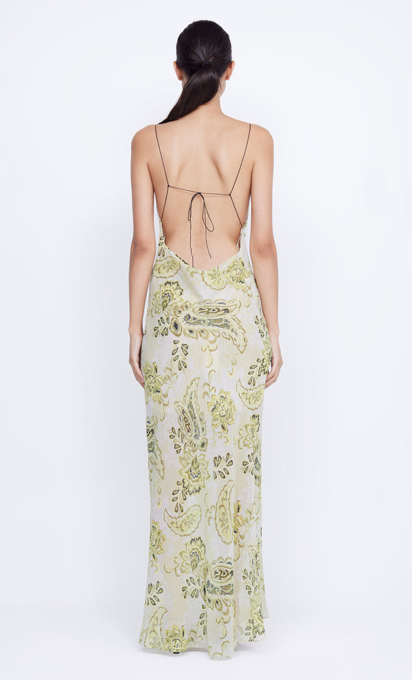 Lylou Maxi Dress in Lemon Paisley by Bec + Bridge