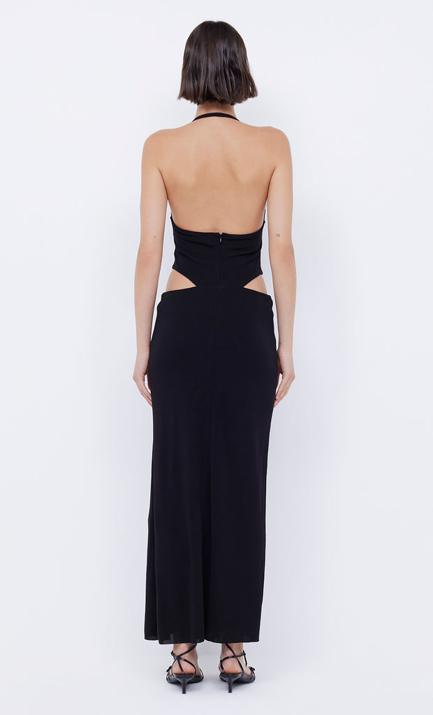 Malena Clasp Maxi Dress in black by Bec + Bridge