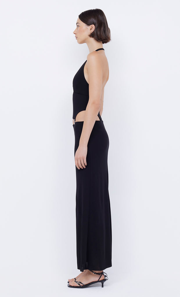 Malena Clasp Maxi Dress in black by Bec + Bridge