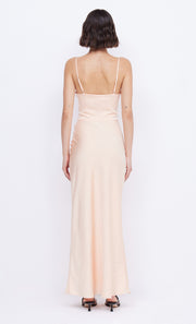 Peach formal Mari Lou Knot Maxi Dress by Bec + Bridge