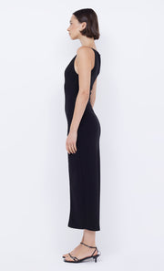 Marielle Split Dress in Black by Bec +Bridge