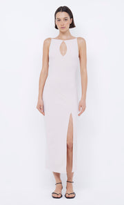 MARIELLE SPLIT DRESS - VANILLA BEAN