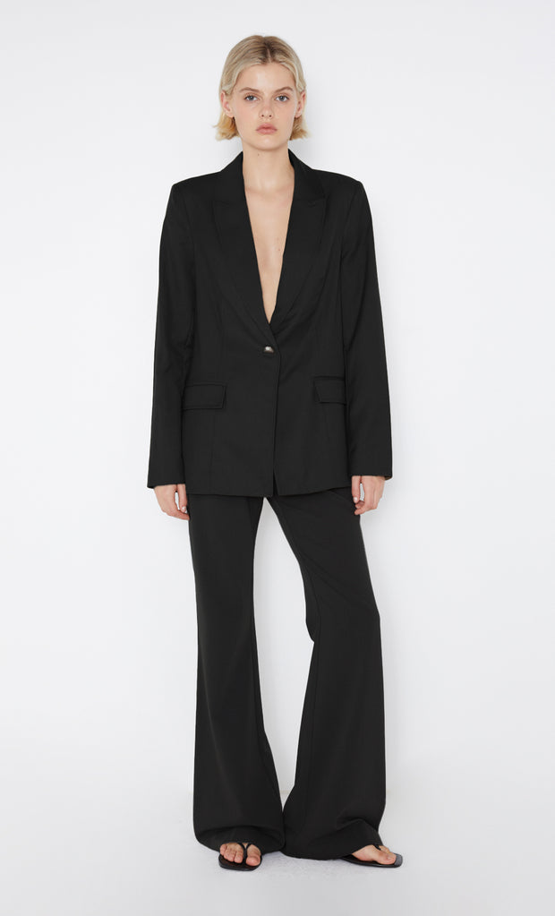 MARISSA BOOTLEG PANT - BLACK