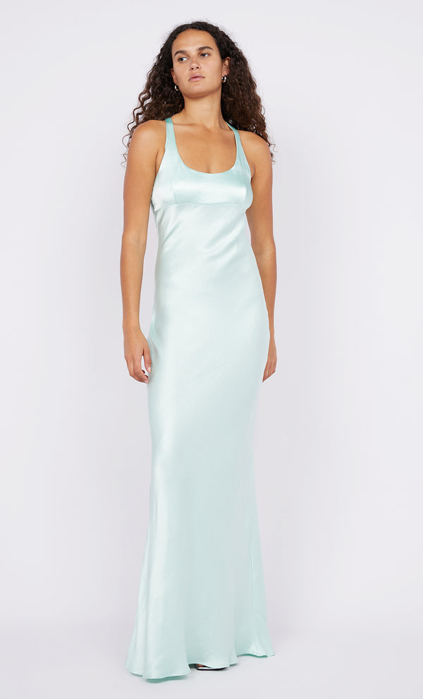 Maxina Crossover Dress in Mint by Bec + Bridge