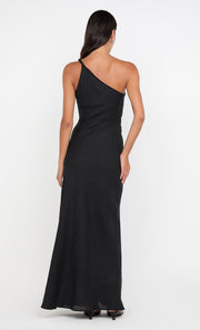 Melanie Asym Maxi Dress in Black by Bec + Bridge