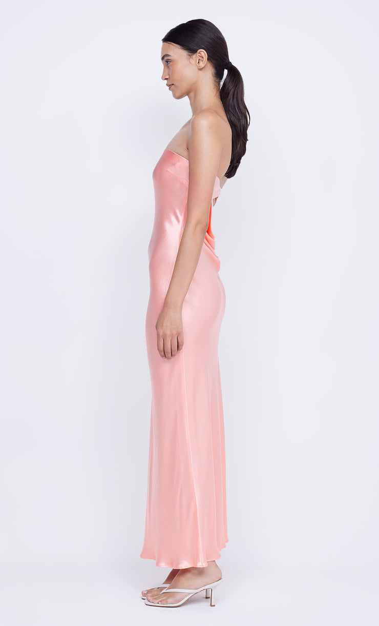 Moon Dance Strapless Dress in coral by Bec + Bridge