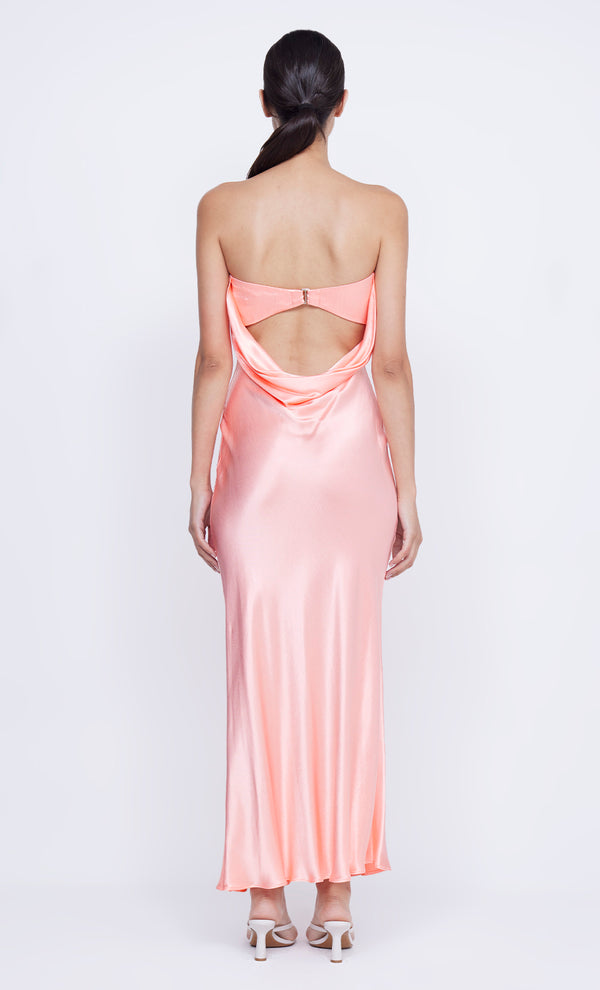 Moon Dance Strapless Dress in coral by Bec + Bridge