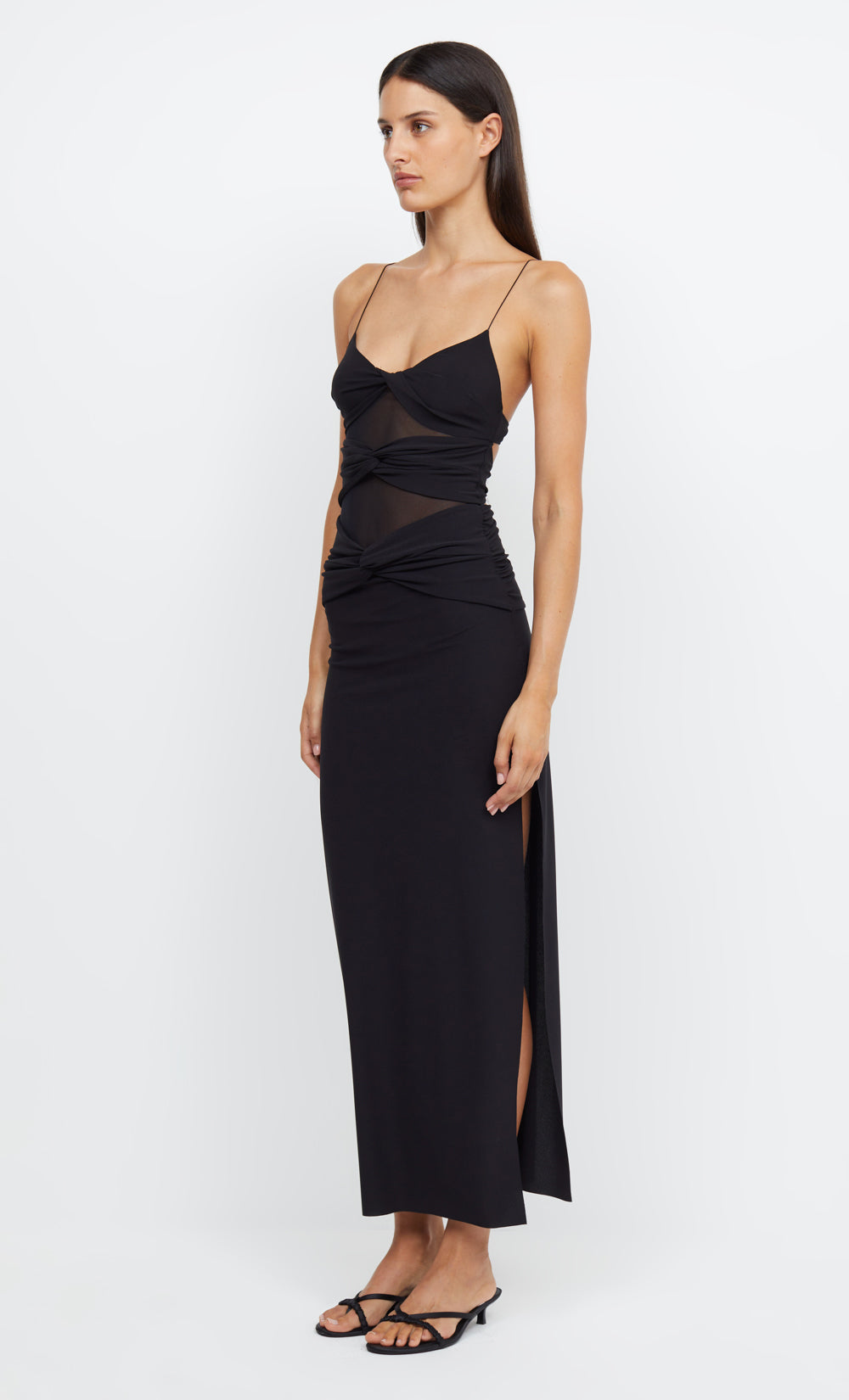 MONTANA TWIST MAXI DRESS - BLACK – BEC + BRIDGE AU