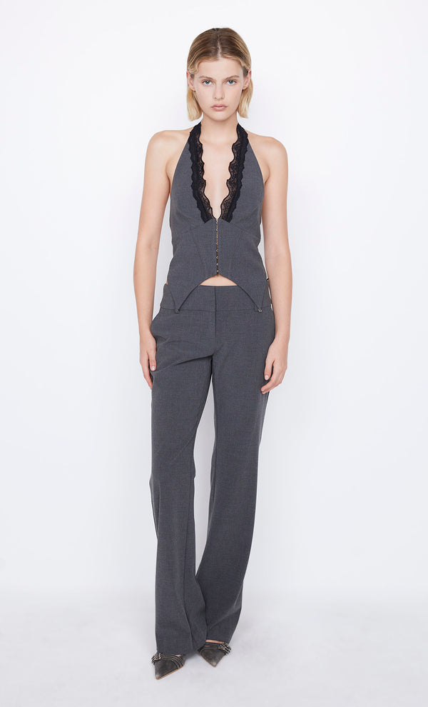 Naida Halter Top in Charcoal by Bec  + Bridge