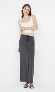 Naida Panel Skirt in Charcoal by Bec + Bridge