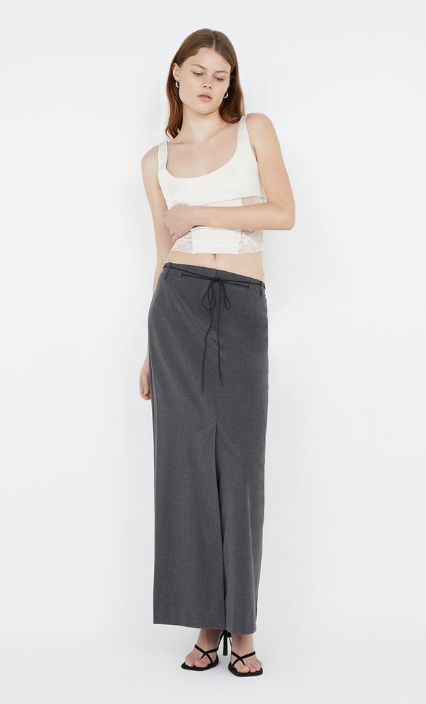 Naida Panel Skirt in Charcoal by Bec + Bridge