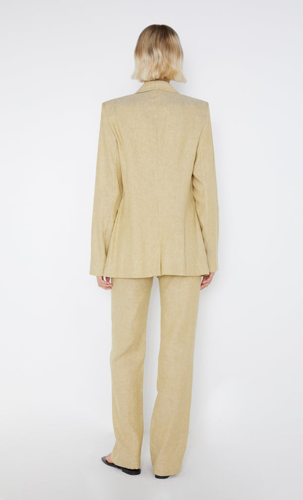 Neva Blazer in straw by Bec + Bridge