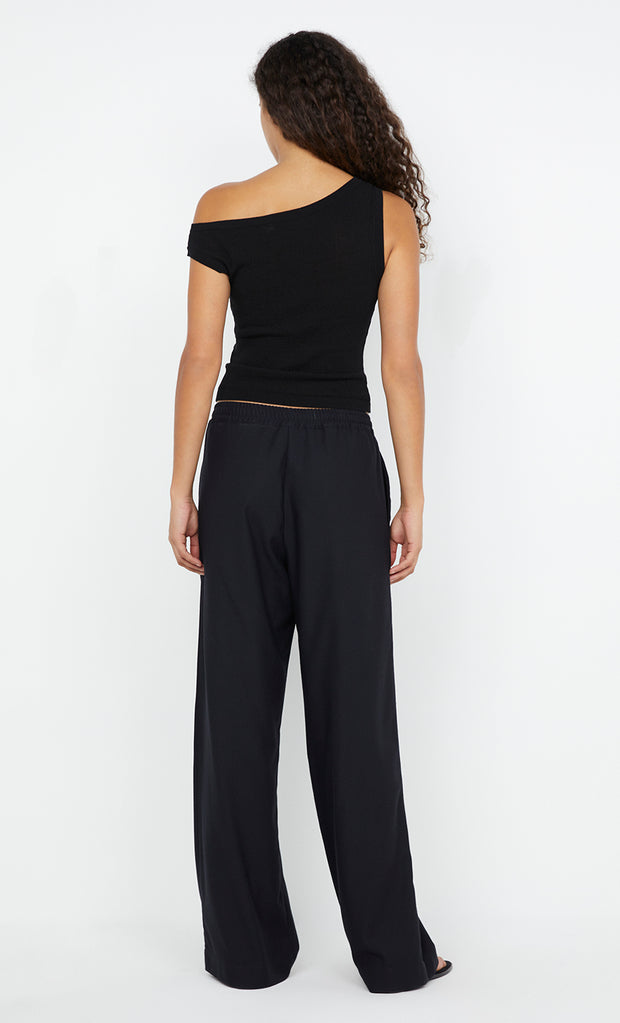 Ninah Drawstring Pant in black by Bec + Bridge