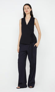 Ninah Tie Vest in Black by Bec + Bridge