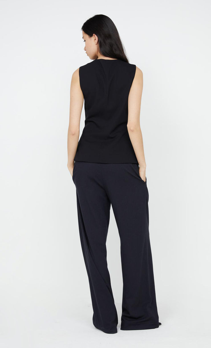 Ninah Tie Vest in Black by Bec + Bridge