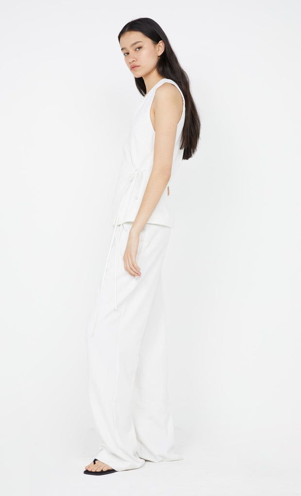 Ninah Tie Vest in Ivory by Bec + Bridge