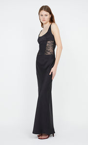 Olimpia Corset Dress in Black by Bec + Bridge