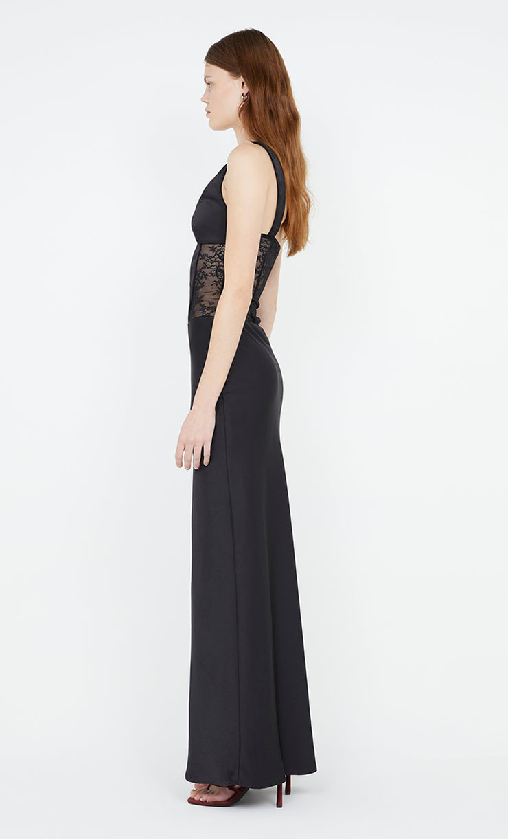 Olimpia Corset Dress in Black by Bec + Bridge