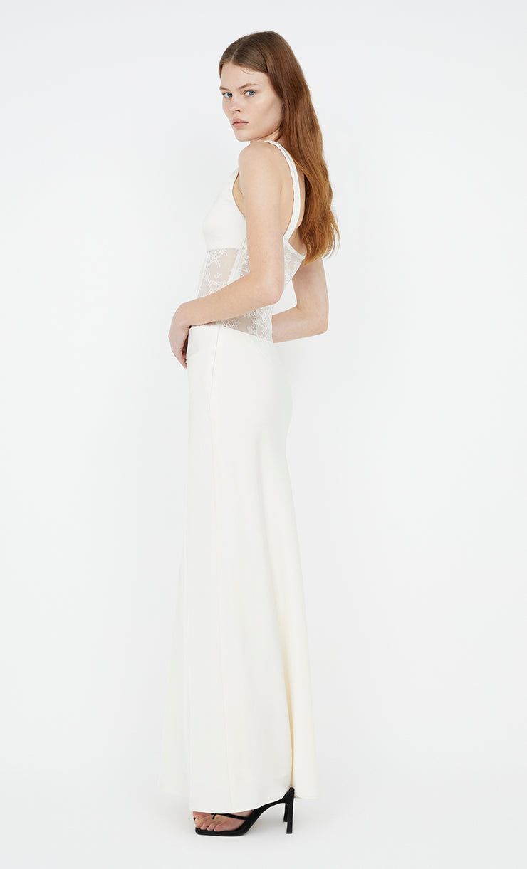 Olimpia Corset Dress in cream by Bec + Bridge