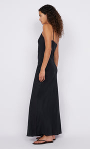 Ottilie Keyhole Maxi Dress in Black and Chocolate by Bec + Bridge