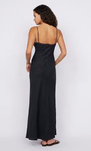 Ottilie Keyhole Maxi Dress in Black and Chocolate by Bec + Bridge