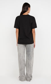 Pip Washed Tee in Black by Bec + Bridge