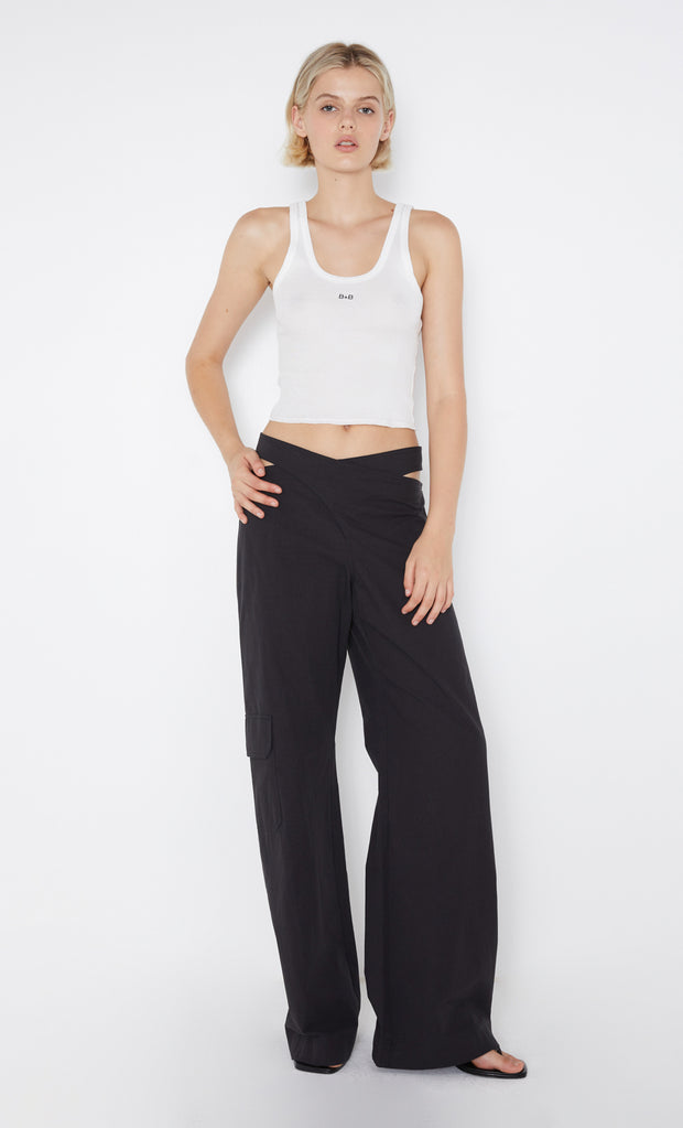 Raylie Cargo Pant in Black by Bec + Bridge