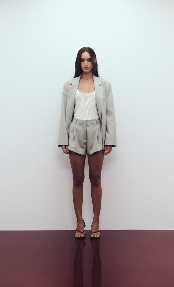 Renzo Short in Pale Grey by Bec + Bridge