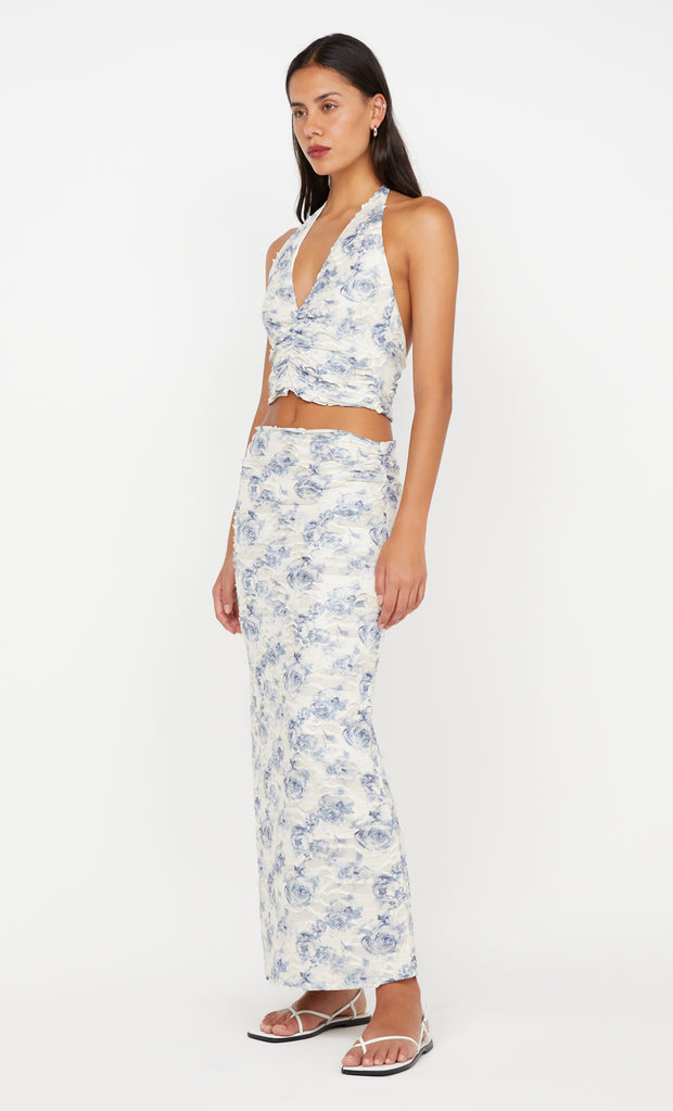 RIva Halter Top in Porcelain Floral by Bec + Bridge