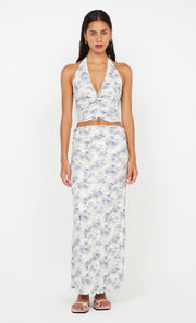 RIva Halter Top in Porcelain Floral by Bec + Bridge