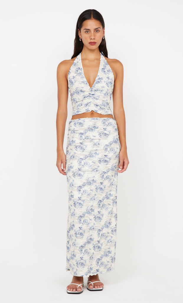 Riva Maxi Skirt in Porcelain Floral by Bec + Bridge