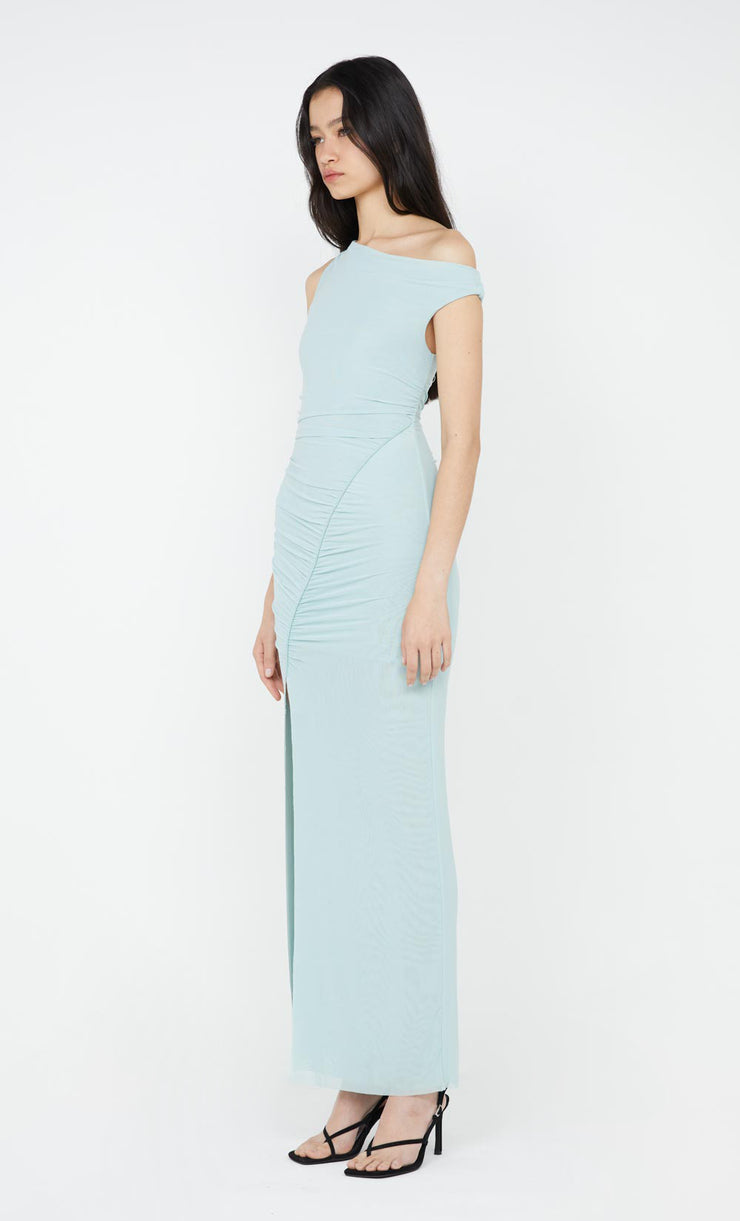 Sania Asym Dress in Duck Egg Blue by Bec + Bridge