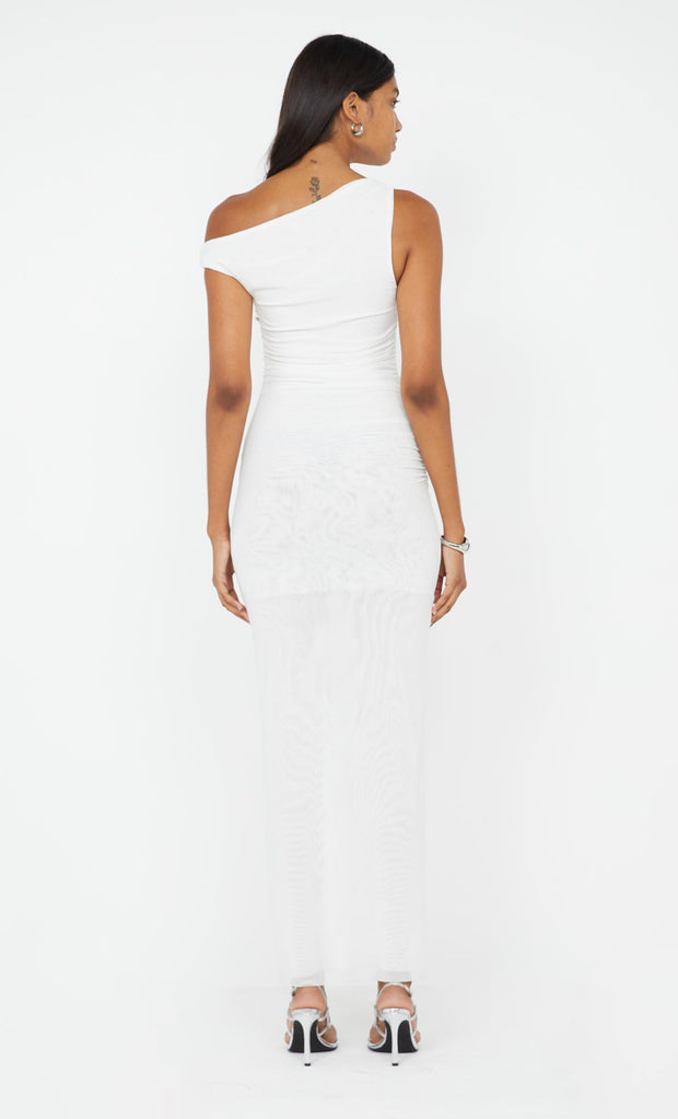 Sania Asym Dress in White by Bec + Bridge