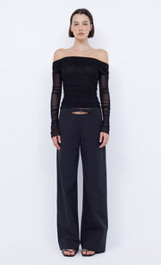 Sashay Long Sleeve Top in black by Bec + Bridge