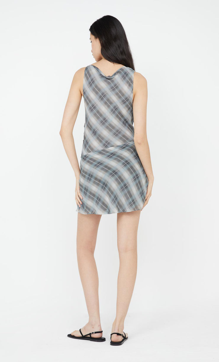 Seanna Mini Dress in Storm Check by Bec + Bridge