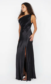 SOL ASYM DRESS - BLACK