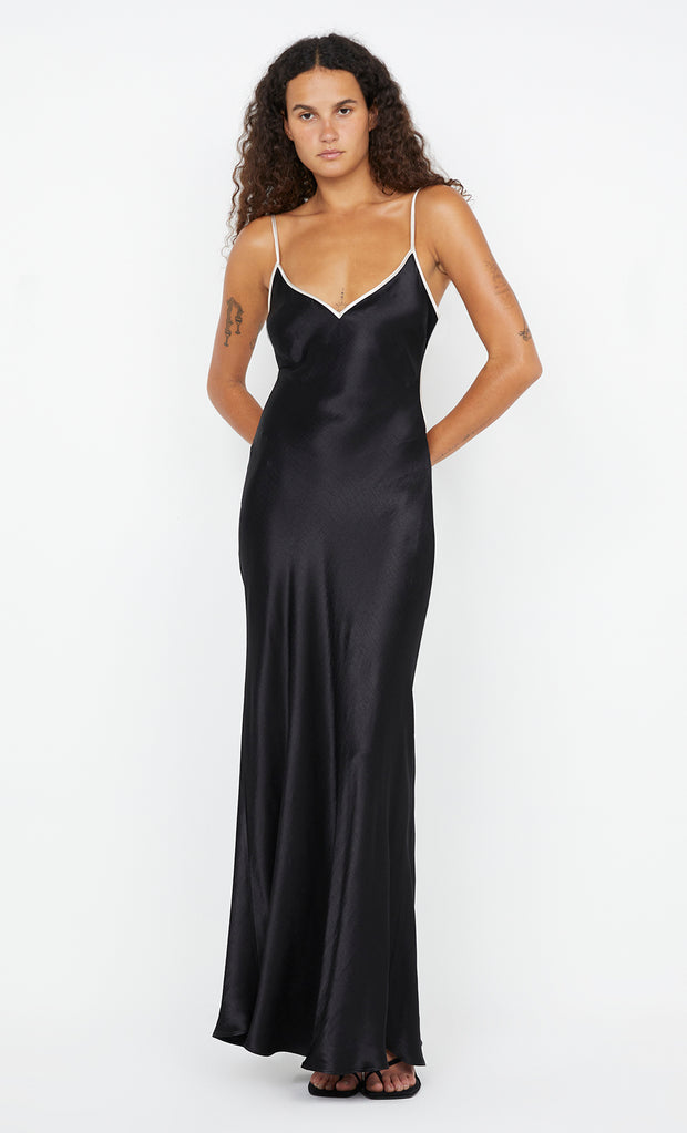 Sol Tie Maxi Dress in Black by Bec + Bridge